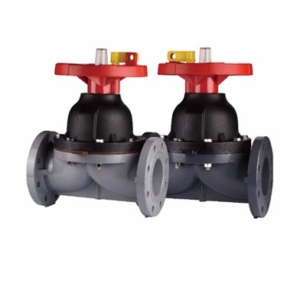 UPVC/CPVC Flange Type Diaphragm Valve